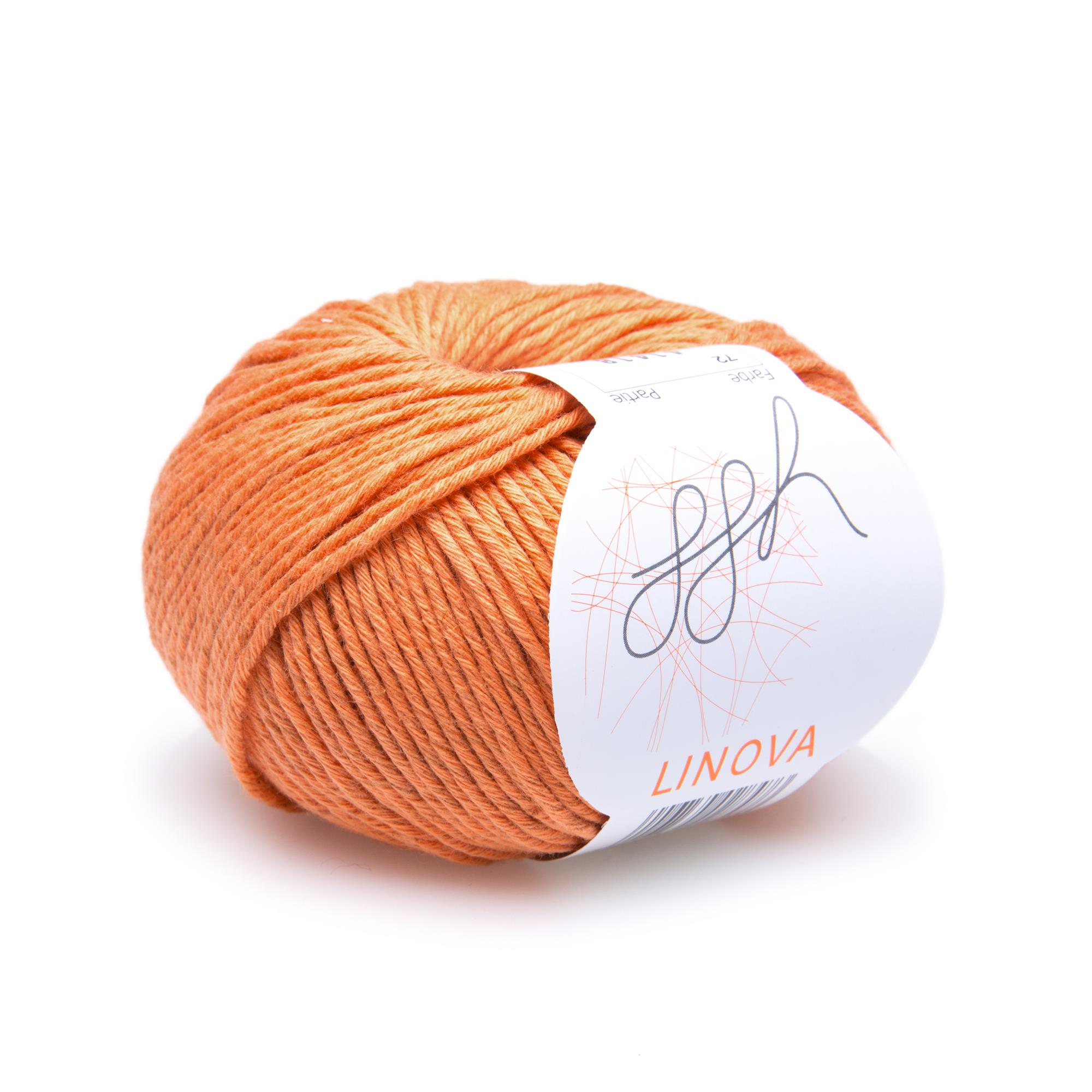 ggh linova | baumwolle leinen | 100m/50g | 072 mandarine ggh-Linova-072b.jpg