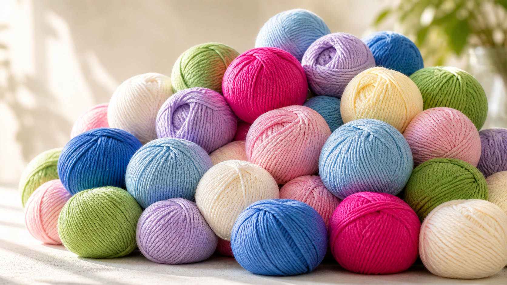 Baumwolle zum Stricken & Häkeln: Das perfekte Garn für Sommerprojekte