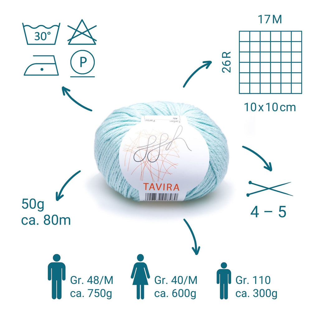 ggh Tavira | 100% Baumwolle | 80m/50g | 045 - Mint