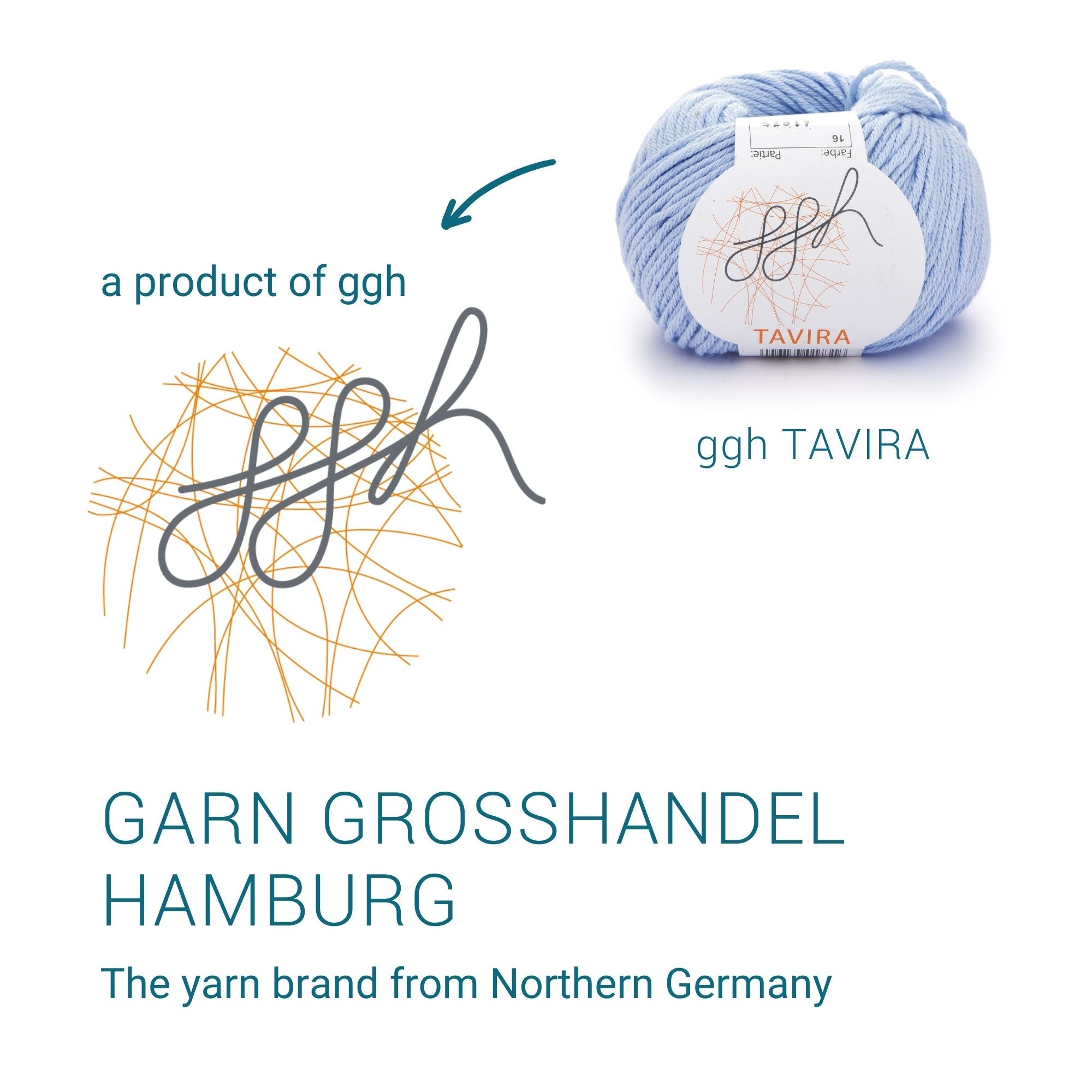 ggh Tavira | 100% Baumwolle | 80m/50g | 016 - Hellblau