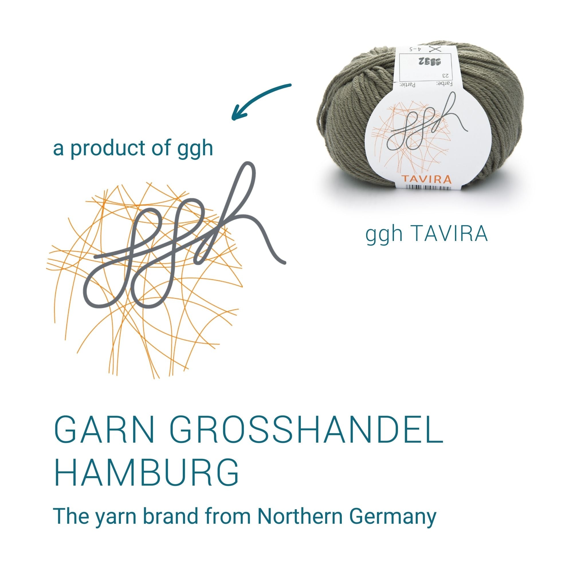 ggh Tavira | 100% Baumwolle | 80m/50g | 023 - Khaki