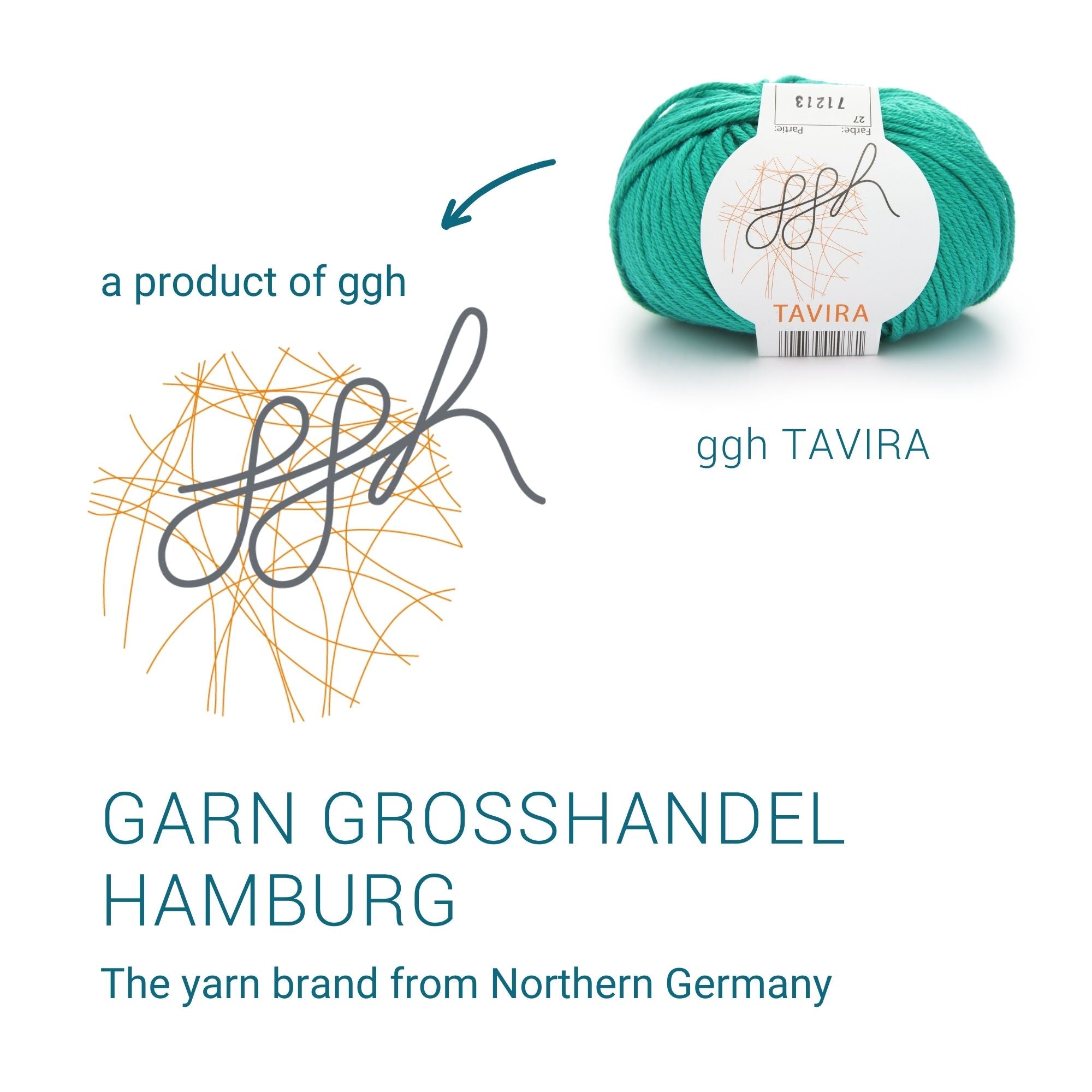 ggh Tavira | 100% Baumwolle | 80m/50g | 027 - Chromgrün