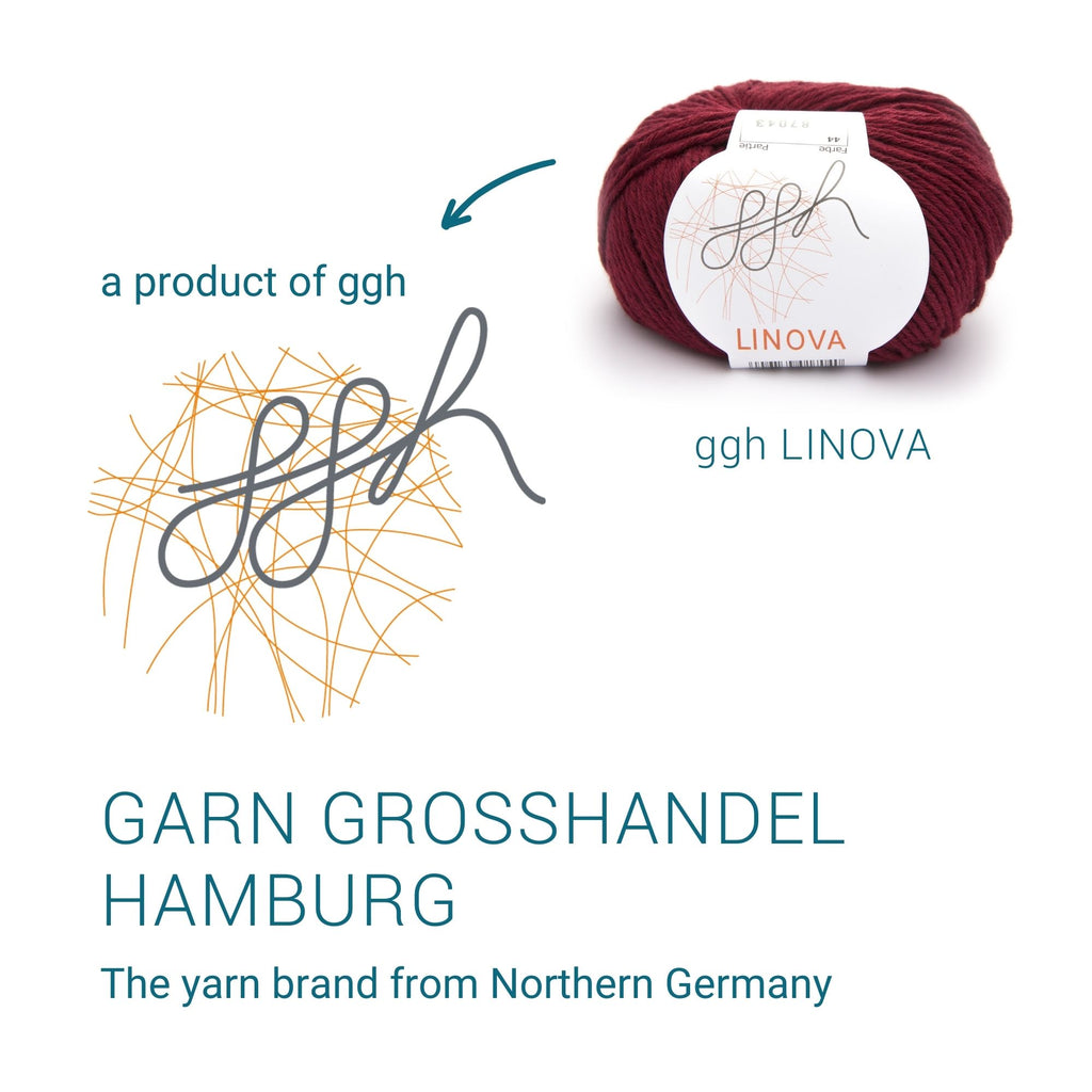 ggh Linova | Baumwolle-Leinen | 100m/50g | 044 - Ziegelrot