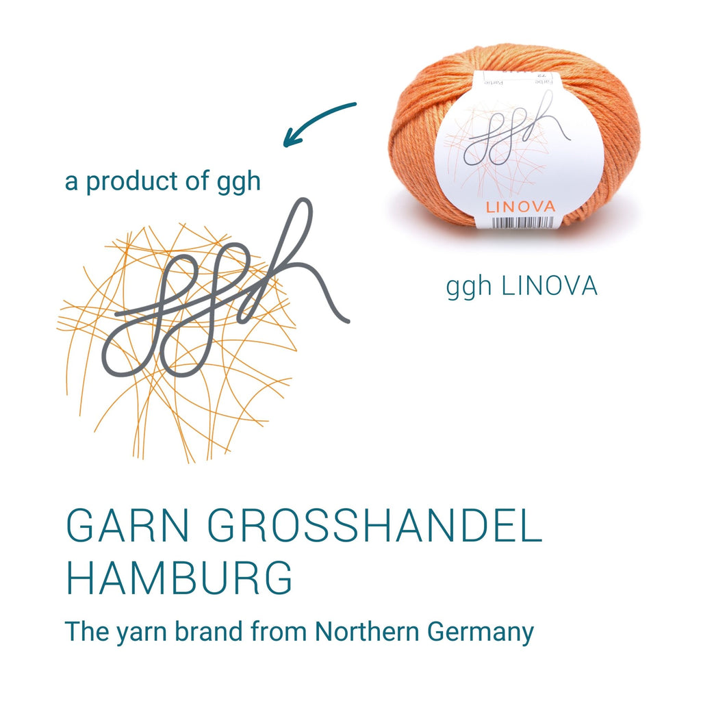 ggh Linova | Baumwolle-Leinen | 100m/50g | 072 - Mandarine