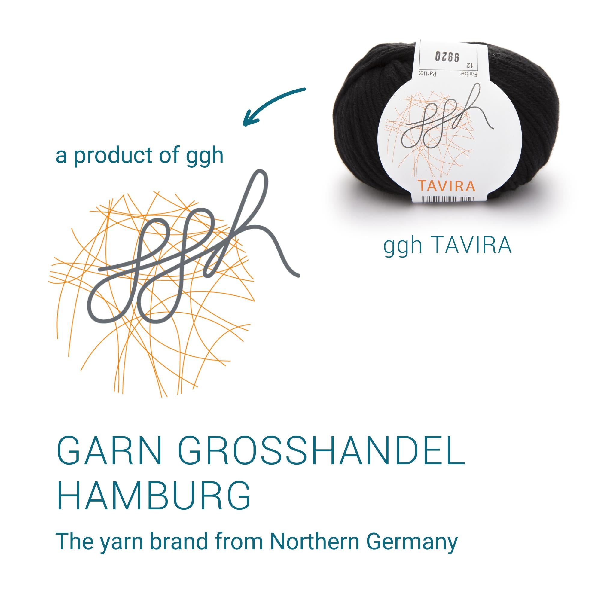 ggh Tavira | 100% Baumwolle | 80m/50g | 012 - Schwarz