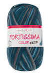 Fortissima 6-fach bunte Sockenwolle 150g | Farbe 164 - TIEFSEE