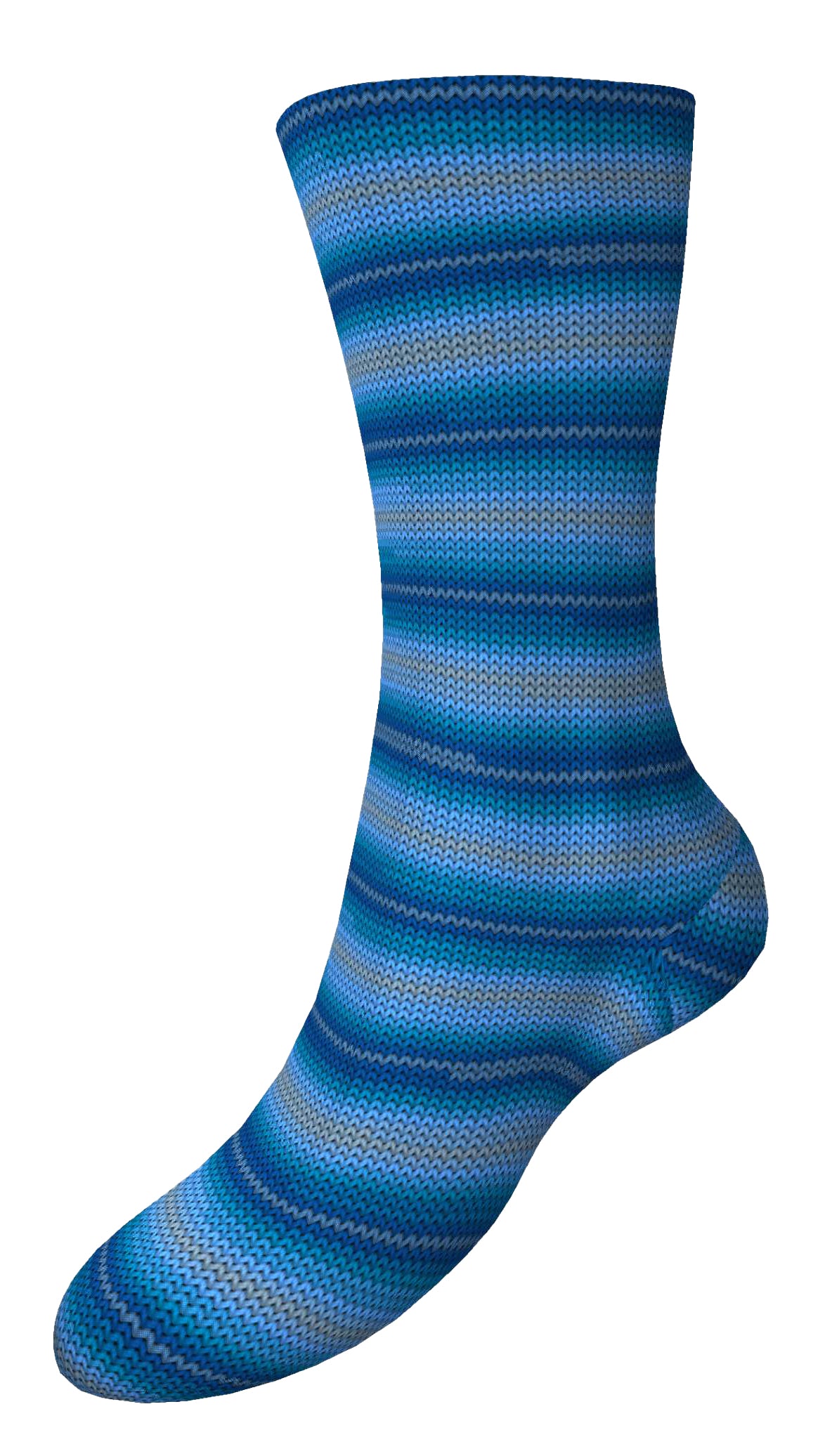 Fortissima 6-fach bunte Sockenwolle 150g | Farbe 471 - LAPISLAZULI