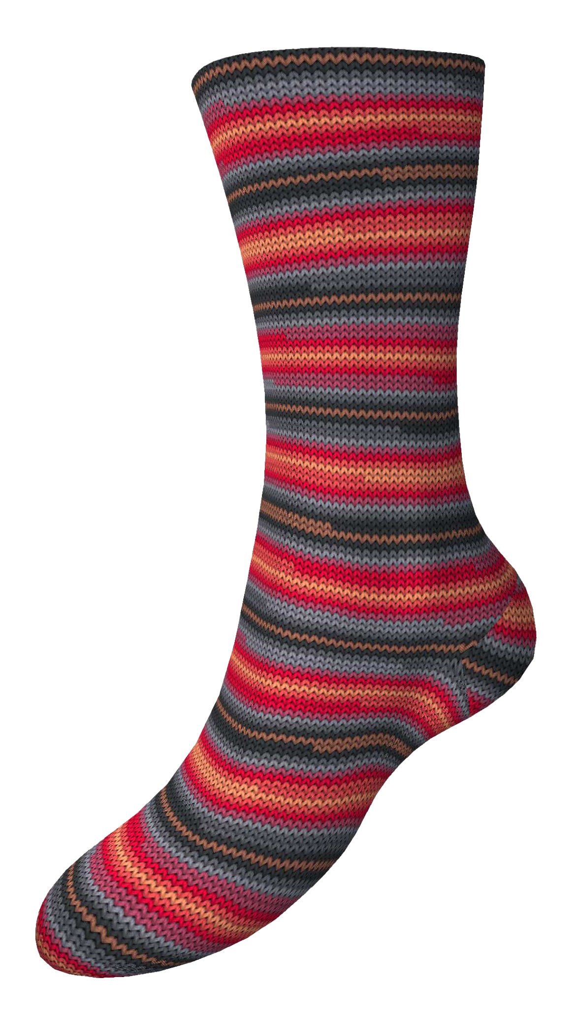 Fortissima 6-fach bunte Sockenwolle 150g | Farbe 473 - GRANAT