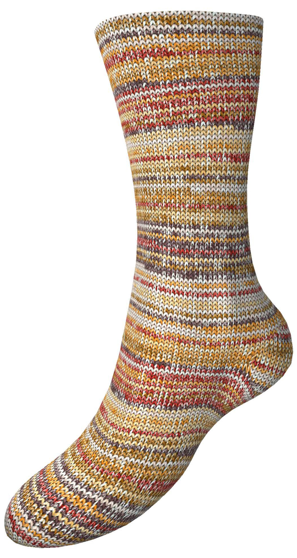 Fortissima 8-fach bunte Sockenwolle 150g | Farbe 808 - HASELNUSS