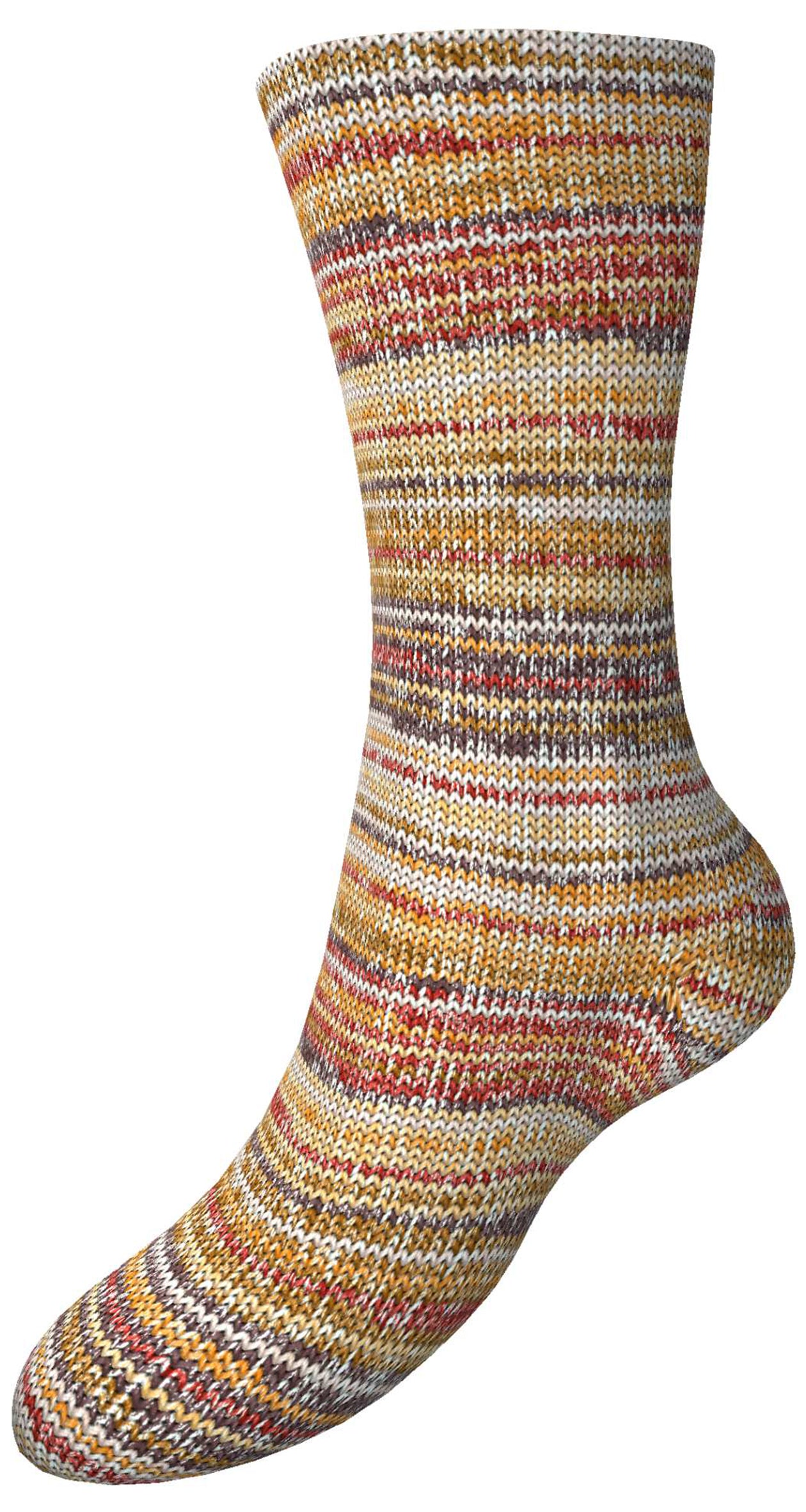 Fortissima 8-fach bunte Sockenwolle 150g | Farbe 808 - HASELNUSS