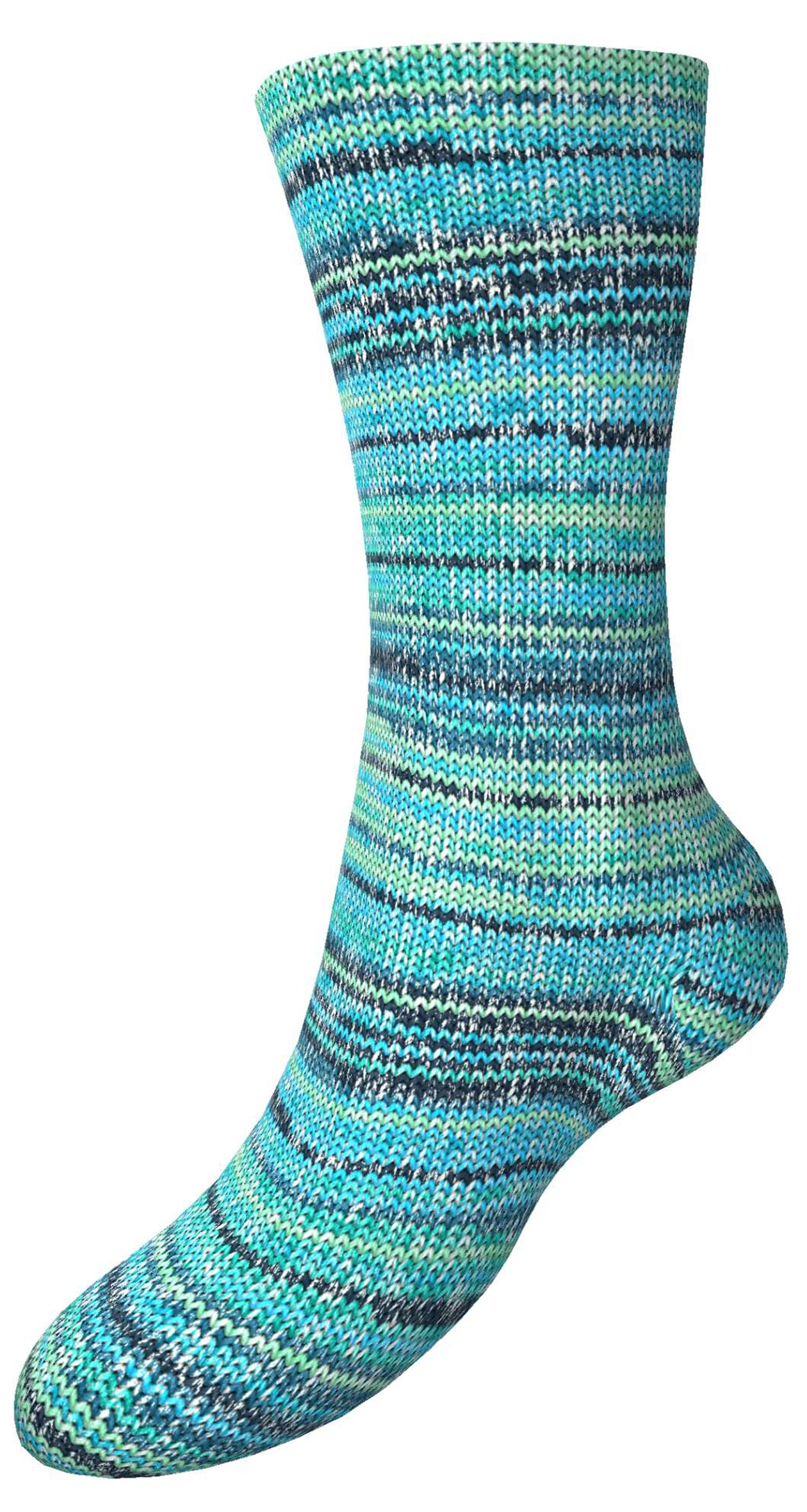 Fortissima 8-fach bunte Sockenwolle 150g | Farbe 809 - SEE