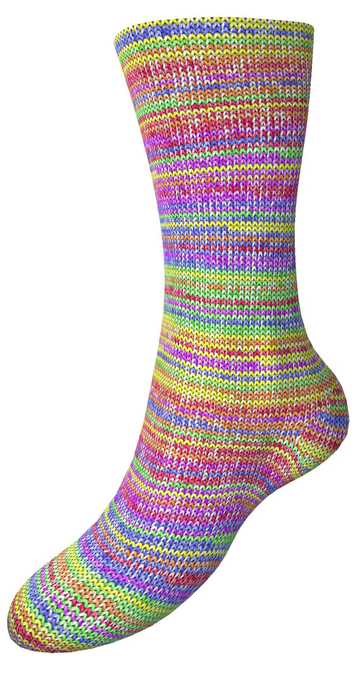 Fortissima 8-fach bunte Sockenwolle 150g | Farbe 810 - REGENBOGEN