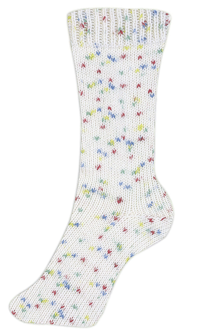 Fortissima bunte 4-fach Sockenwolle | Farbe 2401 - DAISY