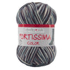 Fortissima bunte 4-fach Sockenwolle | Farbe 2407 - GREY