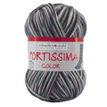 Fortissima bunte 4-fach Sockenwolle | Farbe 2407 - GREY