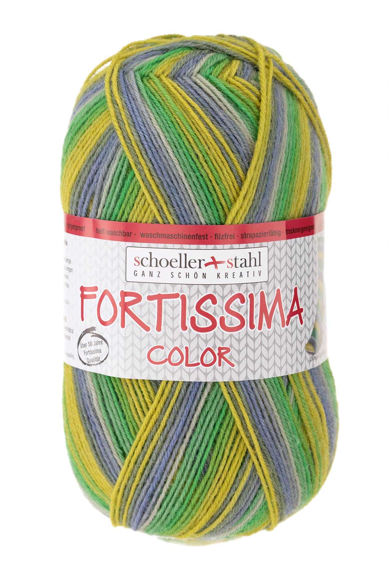 Fortissima bunte 4-fach Sockenwolle | Farbe 2429 - KAWAGOE