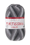 Fortissima bunte 4-fach Sockenwolle | Farbe 2434 - SAPPORO