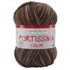 Fortissima bunte 4-fach Sockenwolle | Farbe 2446 - TAUPE