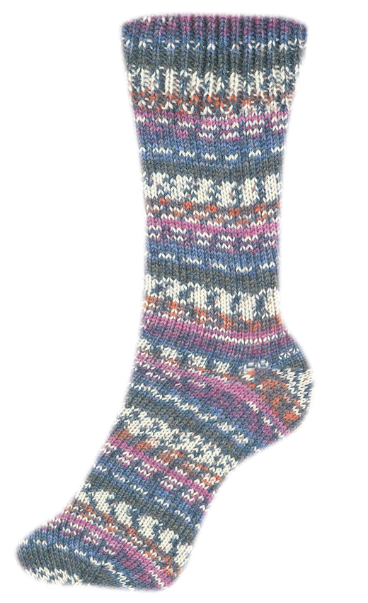Fortissima bunte 4-fach Sockenwolle | Farbe 2481 - HOLUNDER