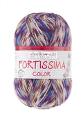 Fortissima bunte 4-fach Sockenwolle | Farbe 2482 - HERBSTLAUB
