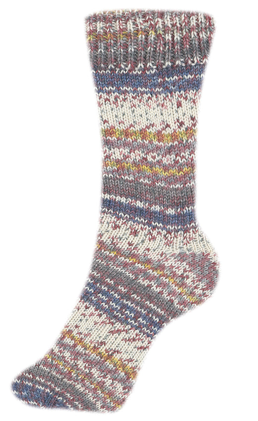 Fortissima bunte 4-fach Sockenwolle | Farbe 2482 - HERBSTLAUB