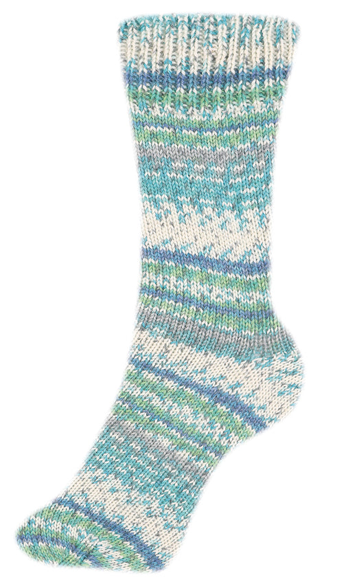 Fortissima bunte 4-fach Sockenwolle | Farbe 2489 - ATOLL