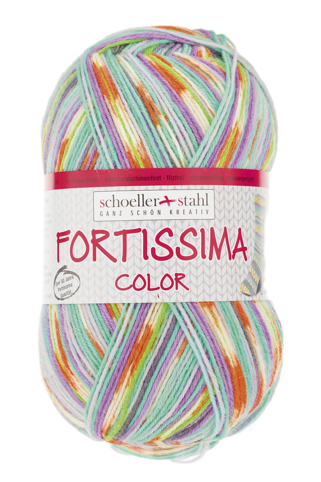 Fortissima Colorful 4-ply Sock Yarn | Color 2493 - PASTELL