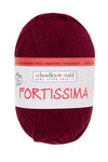 Fortissima 4-ply solid sock yarn 100g | Color 2011 - RUBY