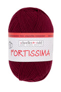 Fortissima 4-ply solid sock yarn 100g | Color 2011 - RUBY