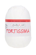 Fortissima 4-fach Uni-Sockenwolle 100g | Farbe 2024 - WEISS