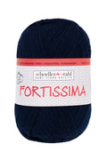 Fortissima 4-ply solid sock yarn 100g | Color 2040 - NIGHT BLUE