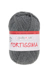 Fortissima Laine à Chaussettes 4 fils Uni 100g | Couleur 2057 - GRIS MOYEN CHINÉ