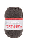 Fortissima fil à chaussettes 4 brins uni 100g | Couleur 2070 - MOKA CHINÉ