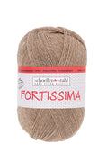 Fortissima 4-ply Solid Sock Yarn 100g | Color 2072 - CAMEL HEATHER