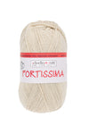Fortissima Laine à Chaussettes 4 Fils Uni 100g | Couleur 2073 - SABLE CHINÉ