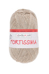 Fortissima 4 fils laine à chaussettes unie 100g | Couleur 2074 - BOIS CHINÉ