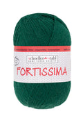 Fortissima 4-ply Uni Sock Yarn 100g | Color 2092 - DARK GREEN