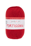 Fortissima Laine à Chaussettes Unie 4 brins 100g | Couleur 2098 - ROUGE