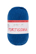 Fortissima laine à chaussettes 4 fils unie 100g | Couleur 2099 - BLEU