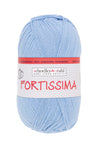 Fortissima fil à chaussettes 4 brins Uni 100g | Couleur 2101 - BLEU CLAIR