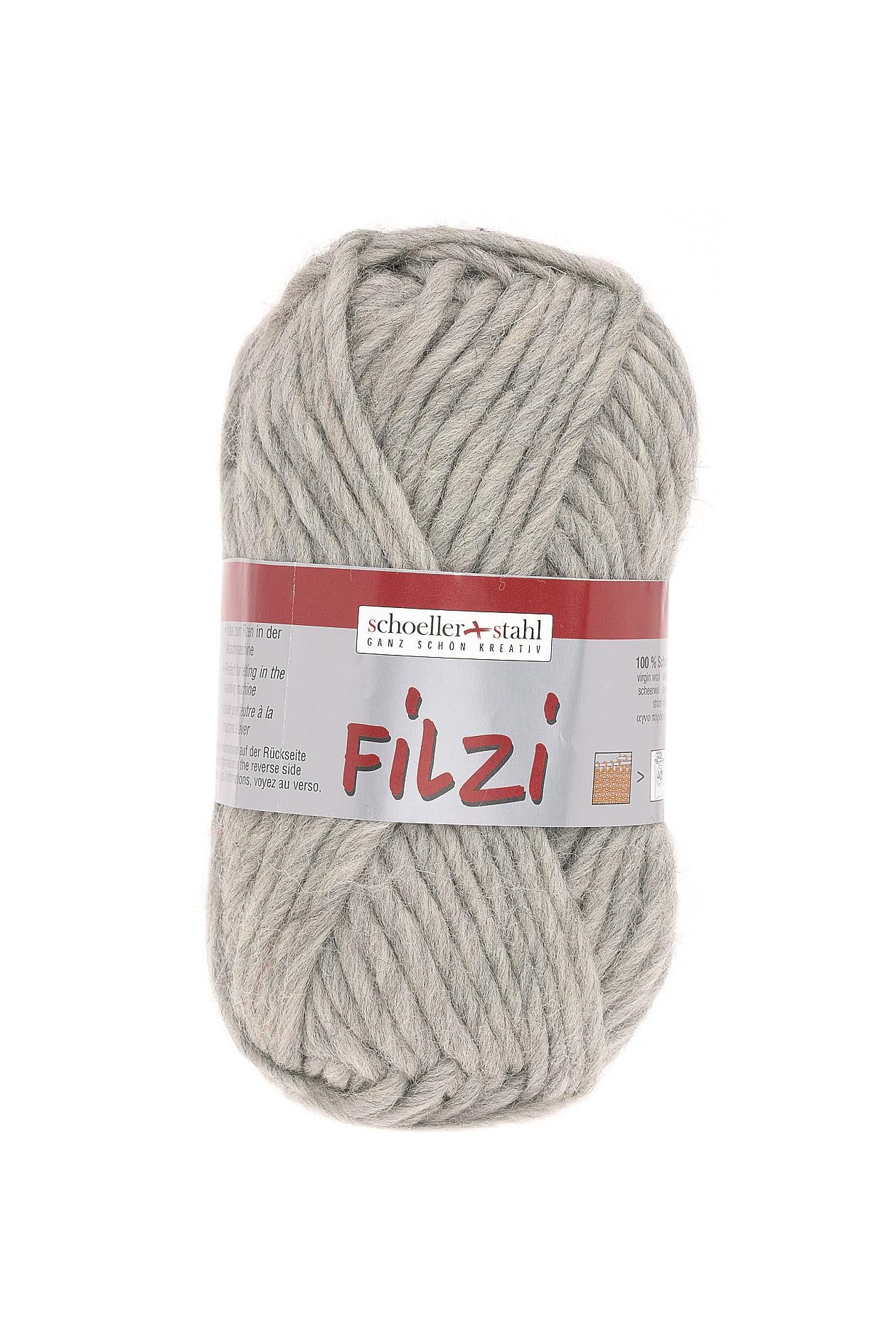 FILZI 50g | Couleur 30 - ARGENT MÉLANGÉ