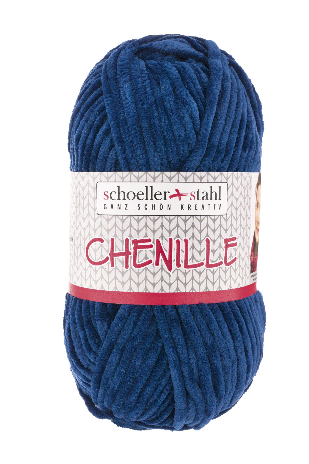 CHENILLE Wolle | 100g | Farbe 09 - Marine