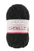 CHENILLE Wolle | 100g | Farbe 15 - Schwarz