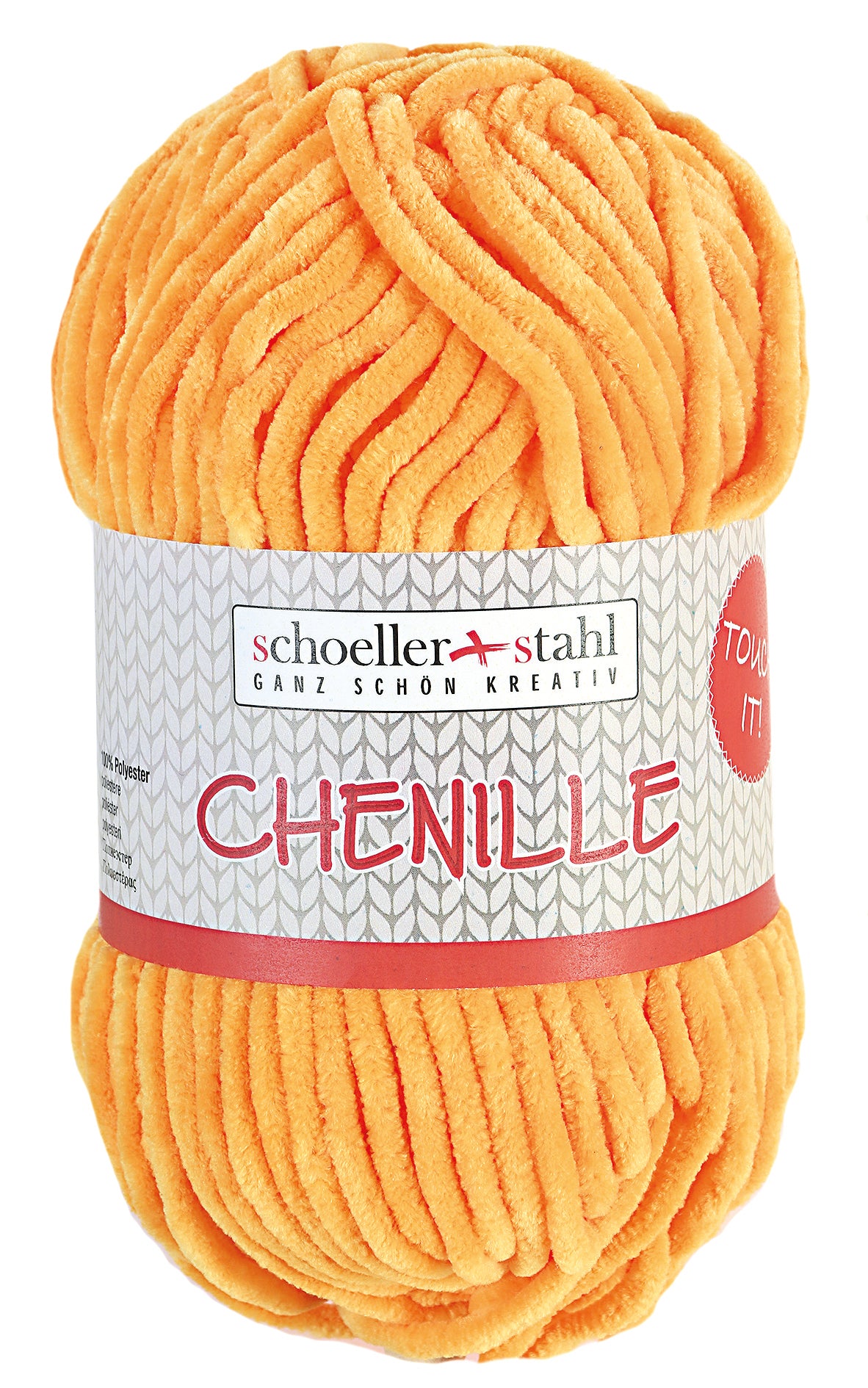 CHENILLE Wolle | 100g | Farbe 18 - Sonnengelb