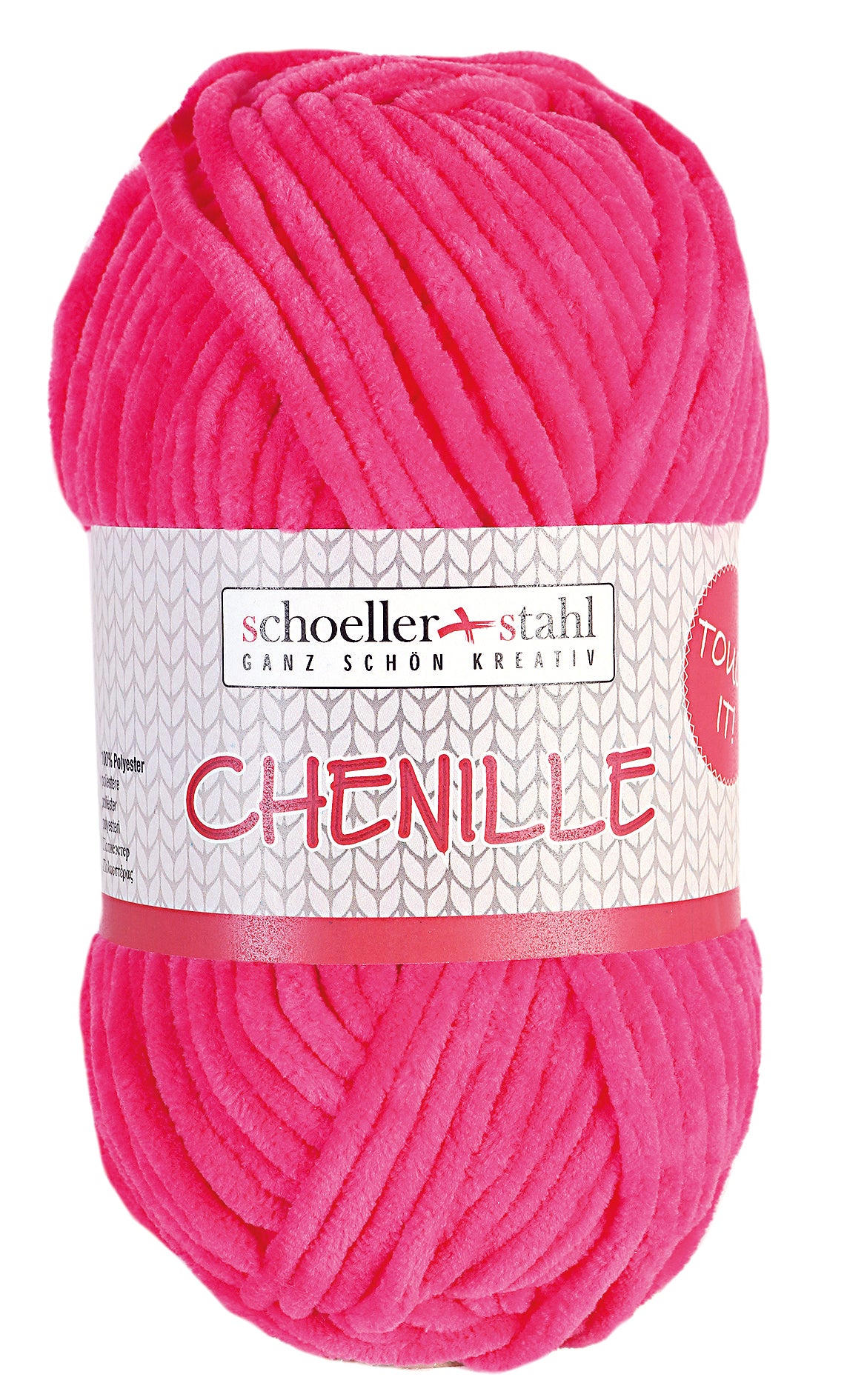 CHENILLE Wolle | 100g | Farbe 19 - Pink
