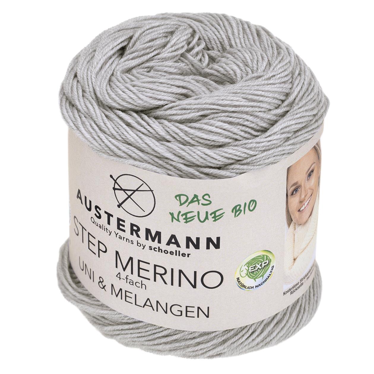 Gots Step Mérinos 4 Exp Uni | 400 M - 100 G | 1001 - Gris clair chiné