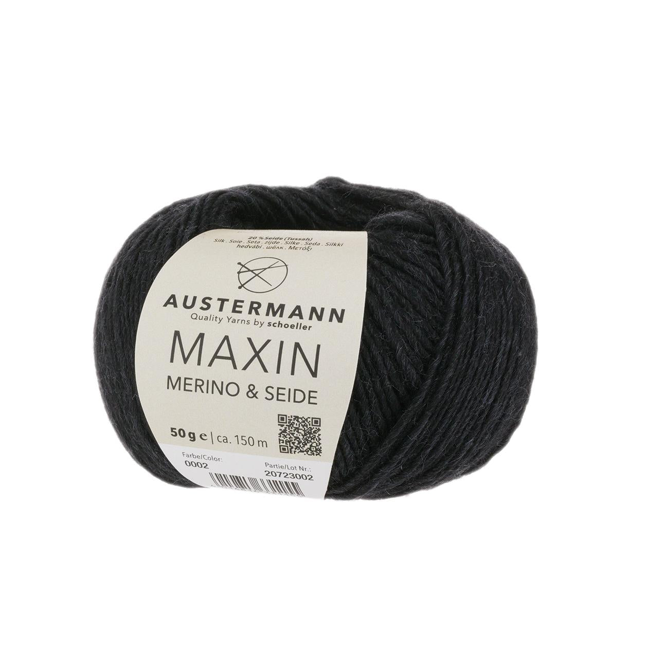 Maxin Merino&Seide | 150M - 50G | 02 - Schwarz
