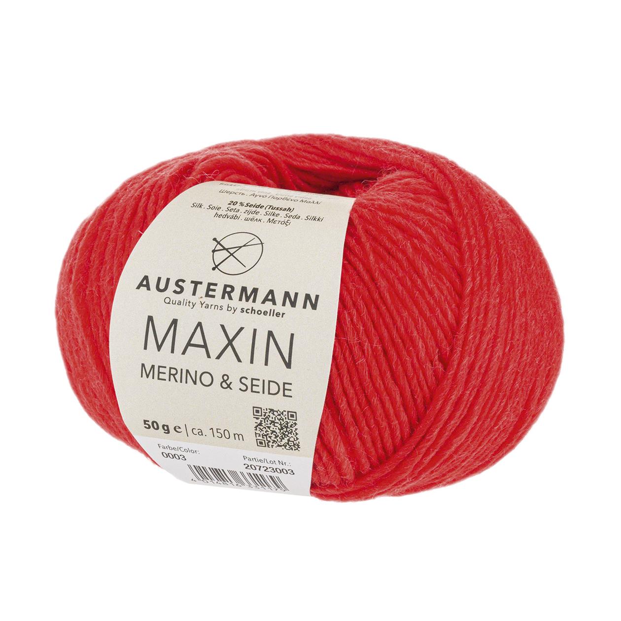 Maxin Merino&Seide | 150M - 50G | 03 - Rot