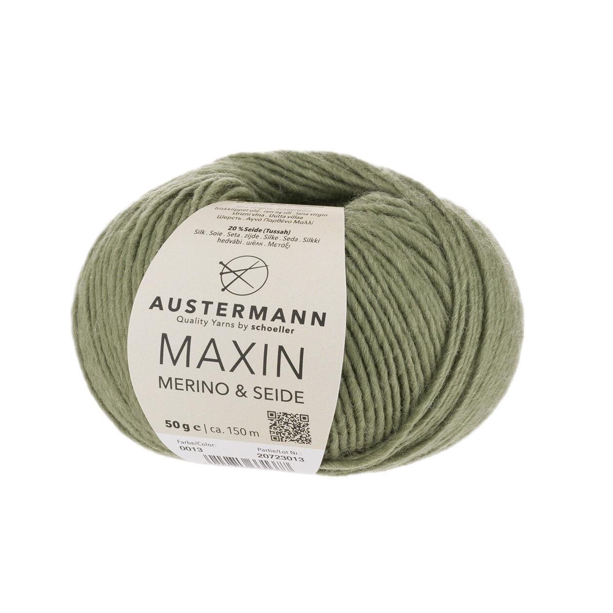 Maxin Merino&Seide | 150M - 50G | 13 - Oliv