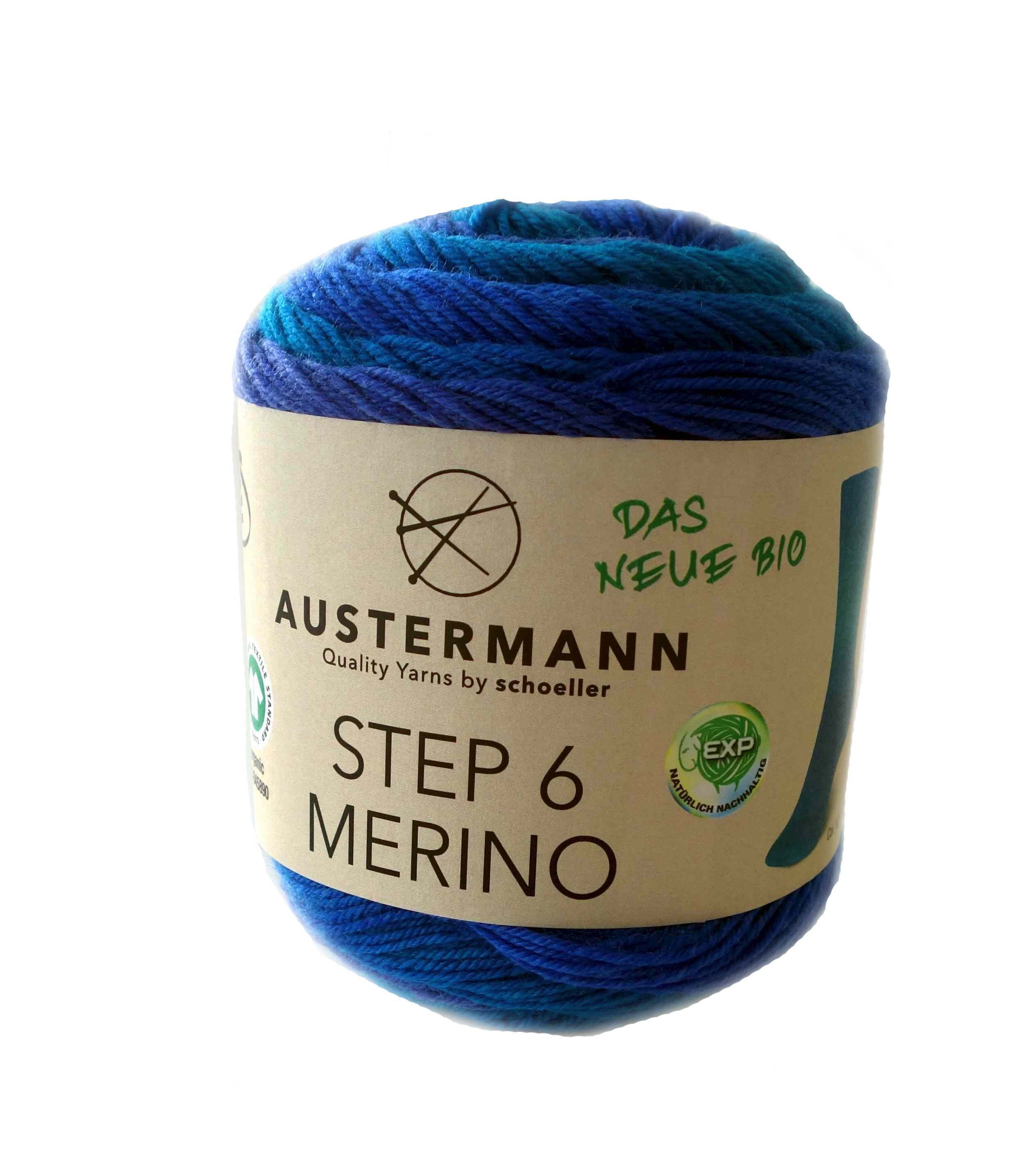 Gots Step Merino 6 Exp Color | 400 M - 150 G | 107 - Turquoise